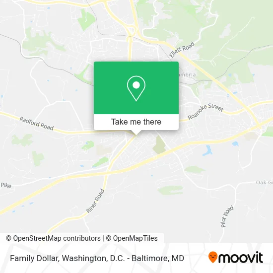 Family Dollar map