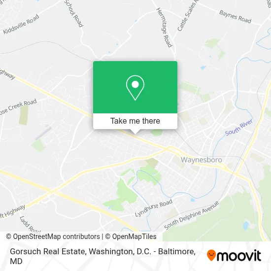 Gorsuch Real Estate map