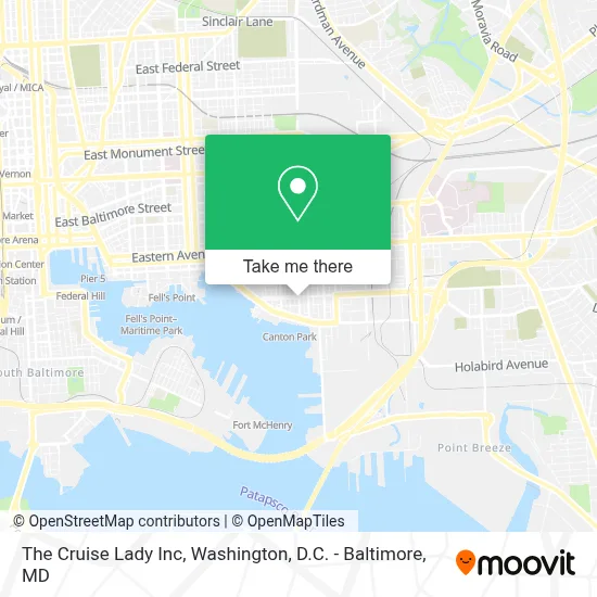 The Cruise Lady Inc map