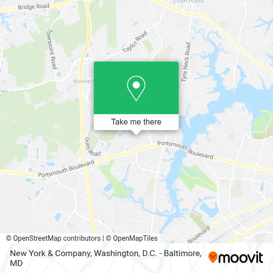 New York & Company map