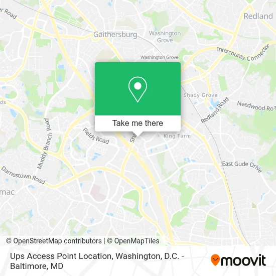Ups Access Point Location map