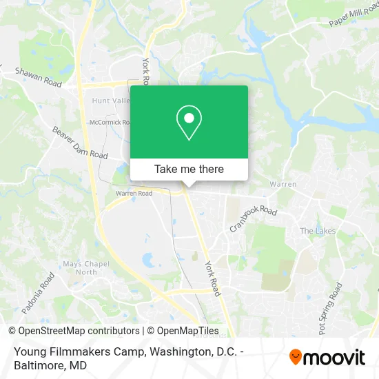 Young Filmmakers Camp map