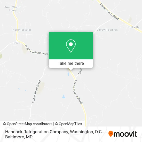 Hancock Refrigeration Company map