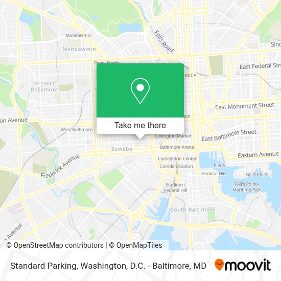Standard Parking map