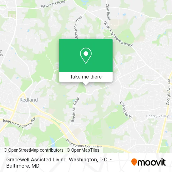 Gracewell Assisted Living map