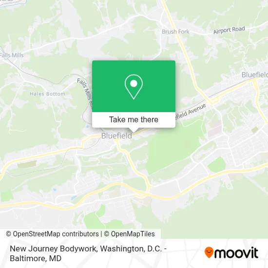 New Journey Bodywork map