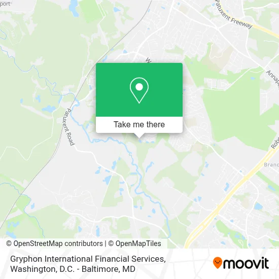 Gryphon International Financial Services map
