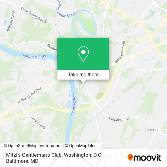 Mitzi's Gentleman's Club map