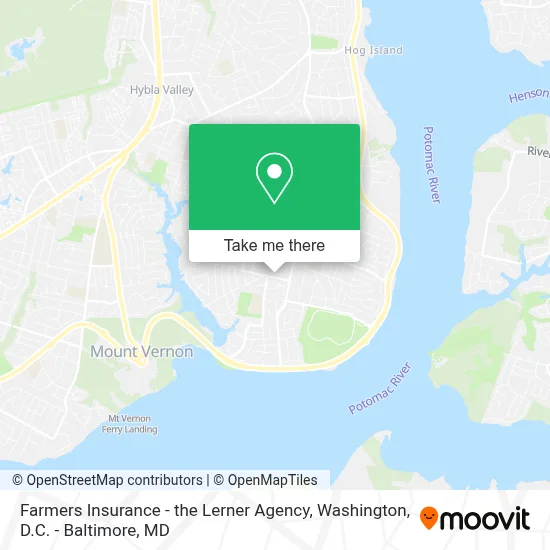 Farmers Insurance - the Lerner Agency map