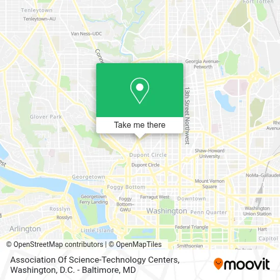 Association Of Science-Technology Centers map