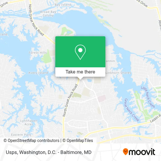 Usps map