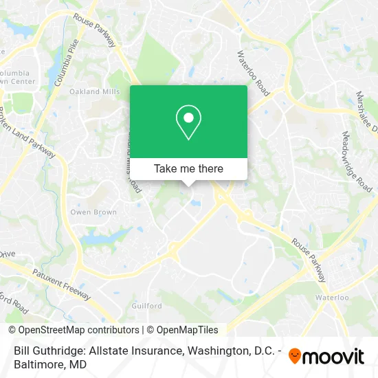 Bill Guthridge: Allstate Insurance map