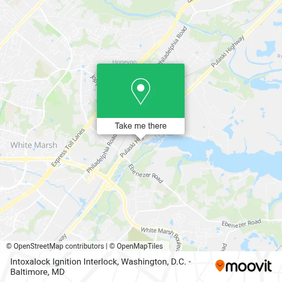 Intoxalock Ignition Interlock map