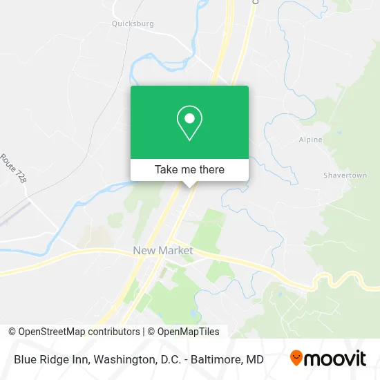 Blue Ridge Inn map