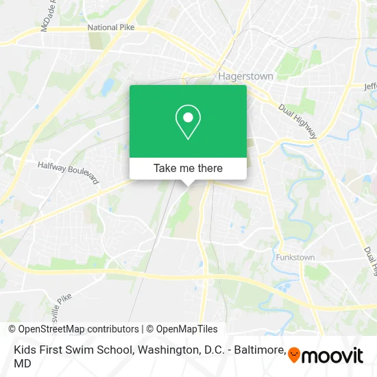 Kids First Swim School map