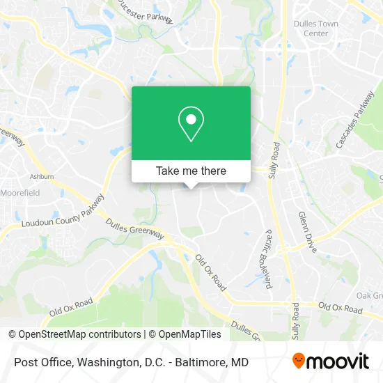 Post Office map