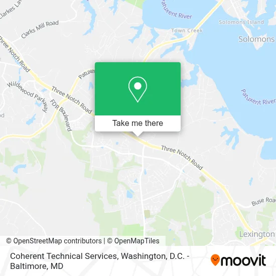 Coherent Technical Services map