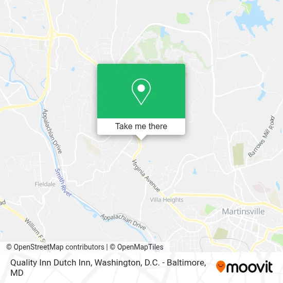 Quality Inn Dutch Inn map