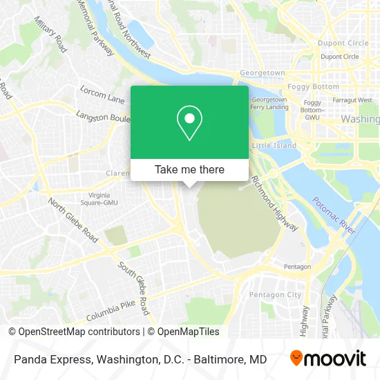 Panda Express map