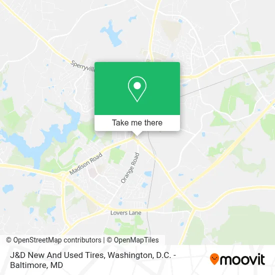 J&D New And Used Tires map
