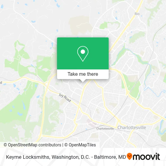 Keyme Locksmiths map
