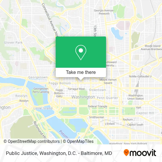 Public Justice map