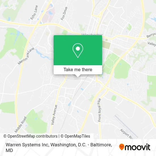 Warren Systems Inc map