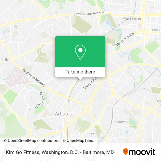 Kim Go Fitness map
