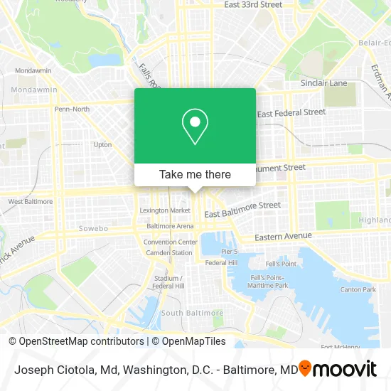 Joseph Ciotola, Md map