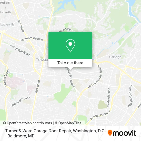Turner & Ward Garage Door Repair map