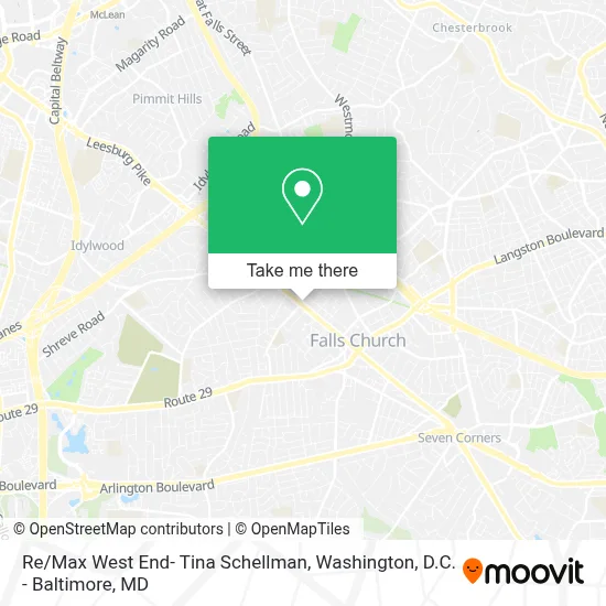 Re / Max West End- Tina Schellman map