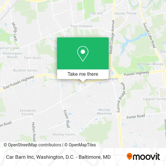 Car Barn Inc map