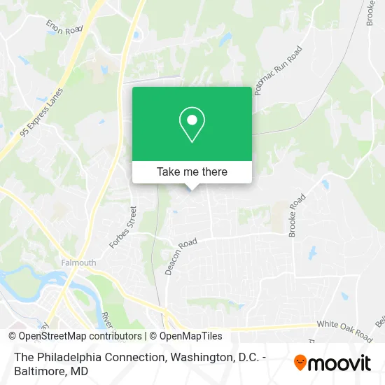The Philadelphia Connection map