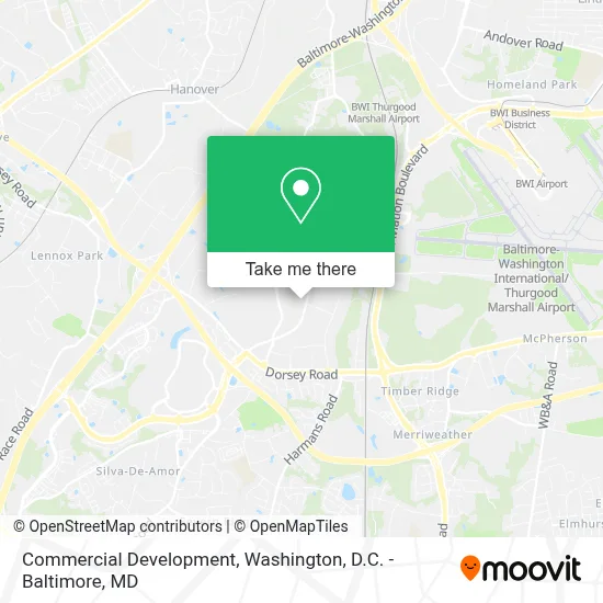Commercial Development map
