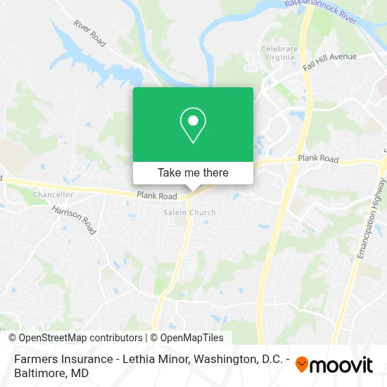 Farmers Insurance - Lethia Minor map