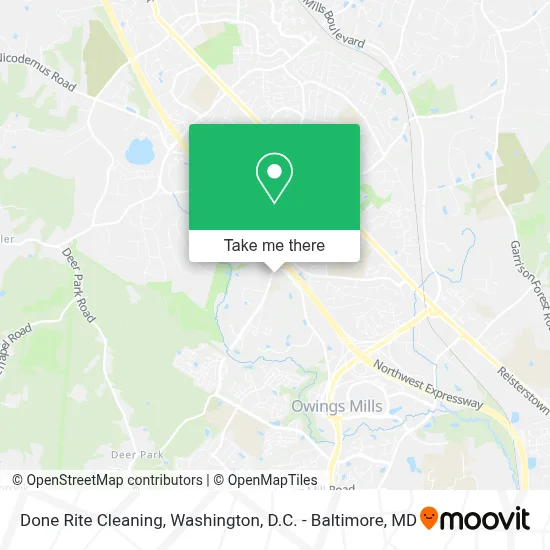Done Rite Cleaning map