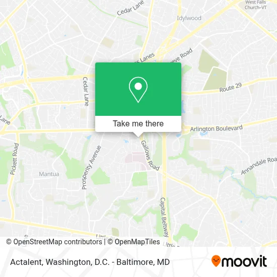 Actalent map