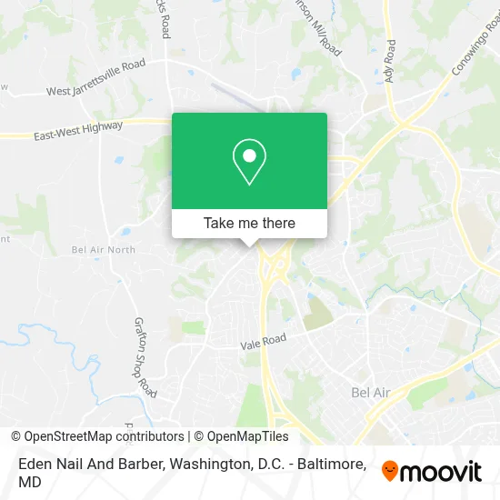Eden Nail And Barber map