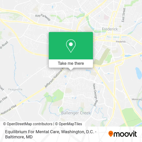 Equilibrium For Mental Care map