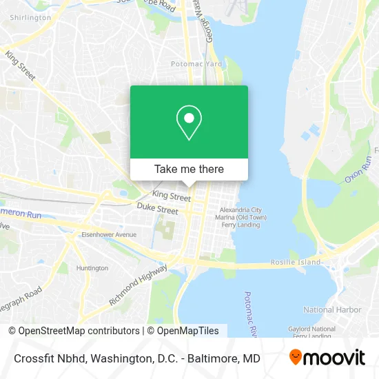 Crossfit Nbhd map
