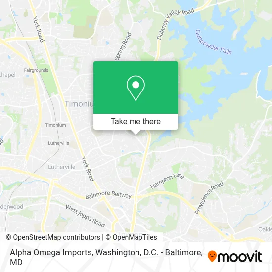 Alpha Omega Imports map