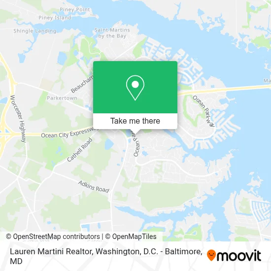 Lauren Martini Realtor map