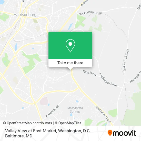 Valley View at East Market map