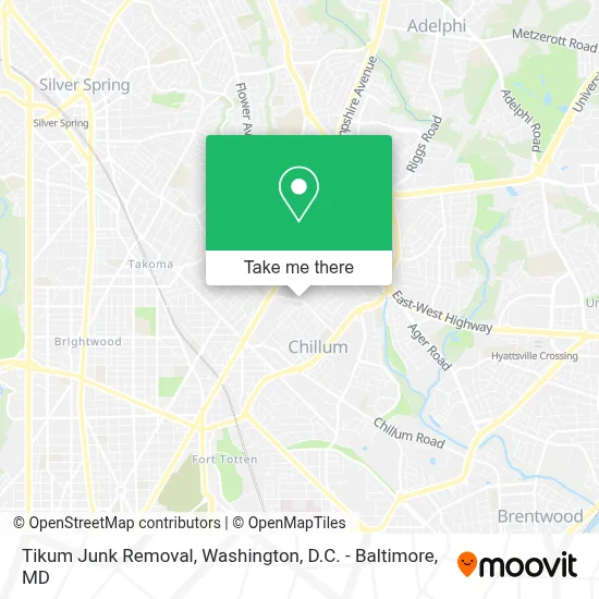 Tikum Junk Removal map