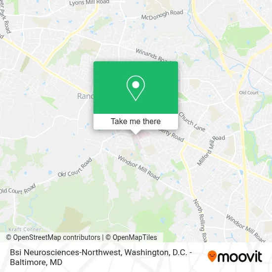 Bsi Neurosciences-Northwest map