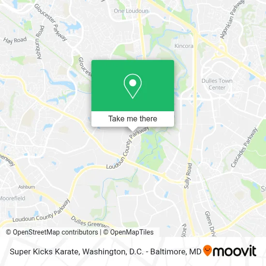Super Kicks Karate map