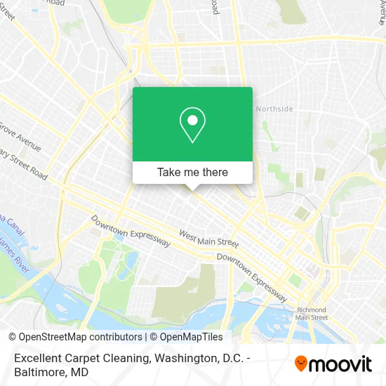Excellent Carpet Cleaning map