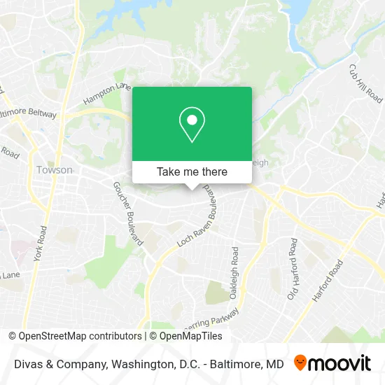 Divas & Company map
