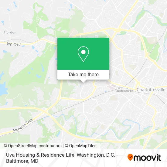Uva Housing & Residence Life map