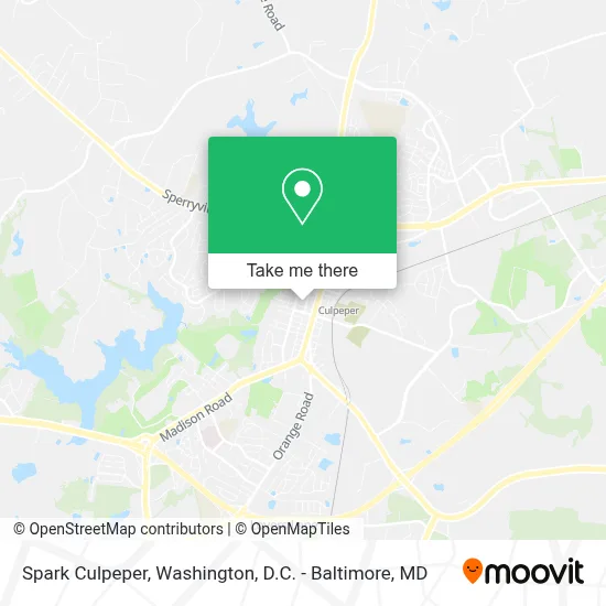 Spark Culpeper map